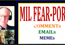 MyWhiteSHOW: Mil Fear-Porn? Comments. Emails. Memes.